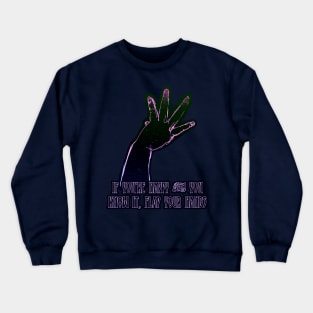 Flap Your Hands Crewneck Sweatshirt